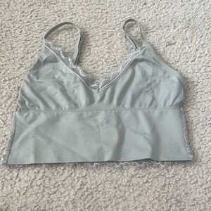 Green lacey tank top